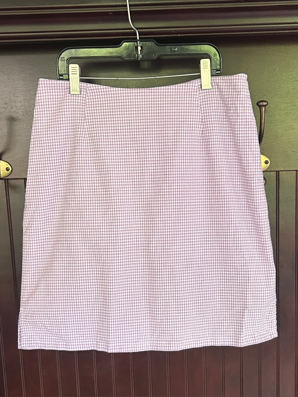 VTG 90s JG Hook Pastel Gingham Skirt Built-In Shorts Preppy Coquette Twee Y2K M - Picture 3 of 11